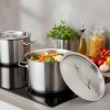 GARNEK GASTRONOMICZNY Z POKRYWĄ STALOWĄ Ø25cm 9L KINGHOFF KH-2021